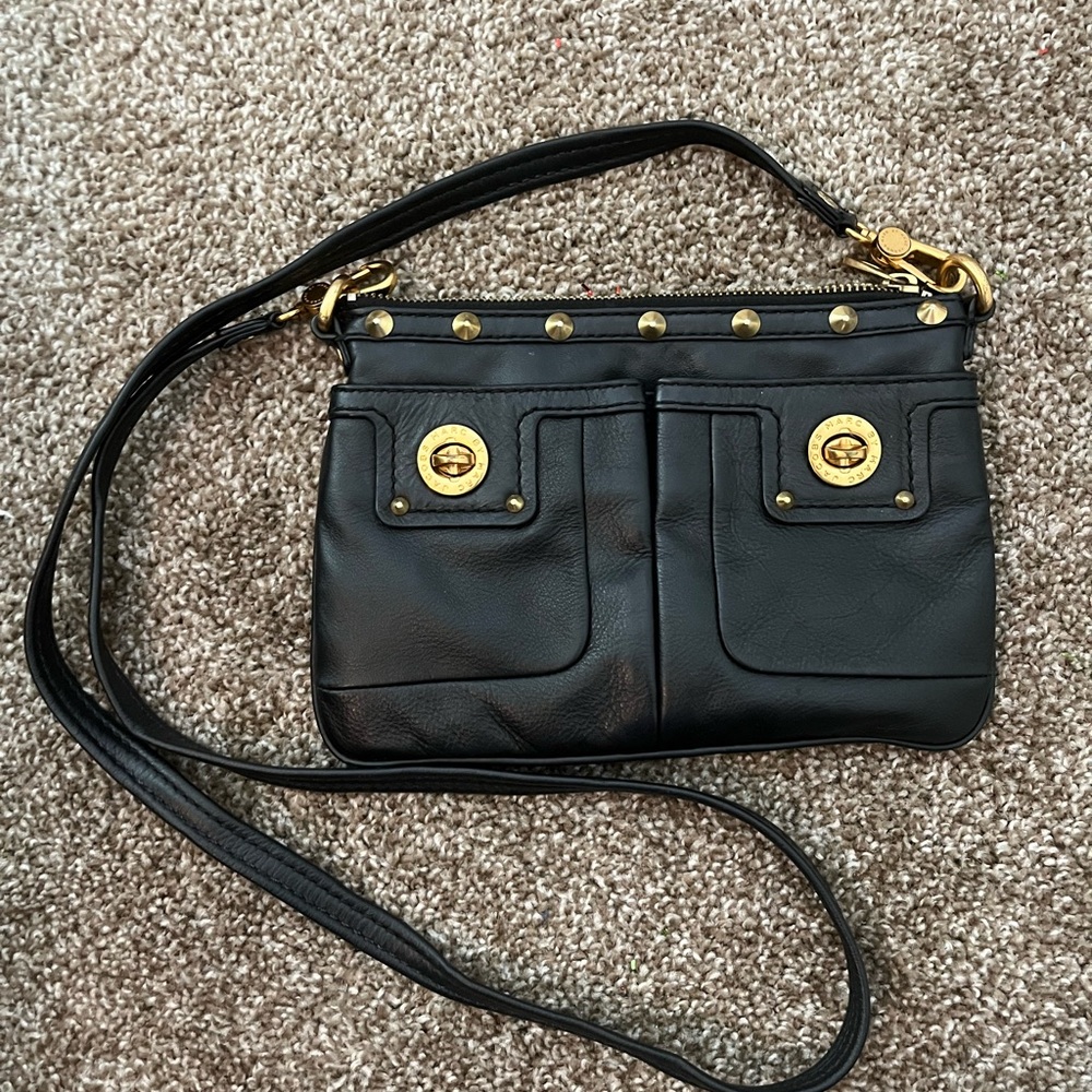 Marc by Marc Jacobs Black Leather Crossbody Bag